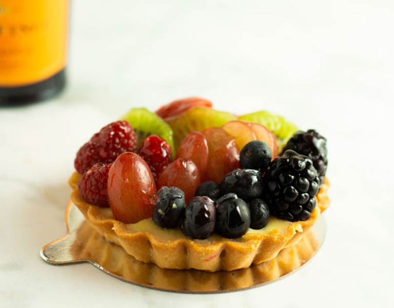 Fruit tart, fresh Italian desserts